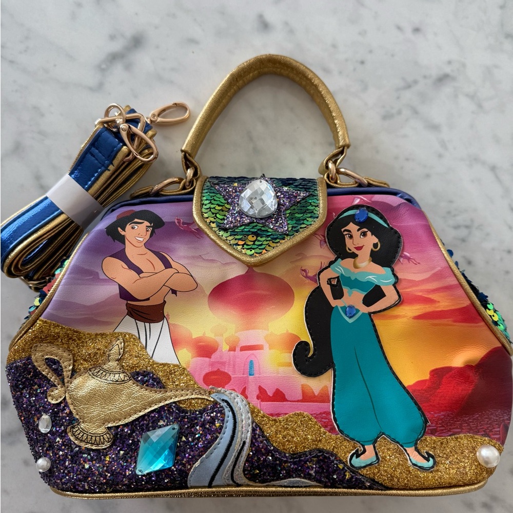 Disney Aladdin Mini Bag - Gold and Blue